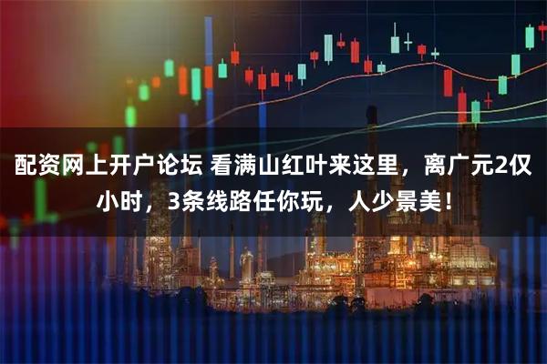 配资网上开户论坛 看满山红叶来这里，离广元2仅小时，3条线路任你玩，人少景美！